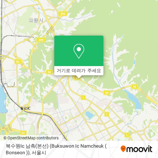 북수원Ic 남측(본선) (Buksuwon Ic Namcheuk ( Bonseon )) 지도
