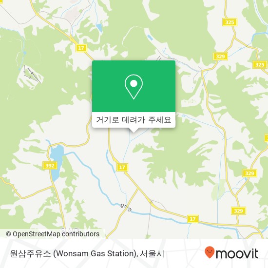 원삼주유소 (Wonsam Gas Station) 지도