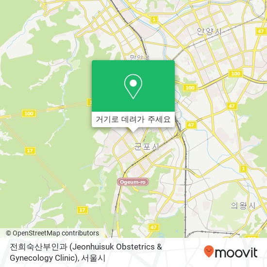 전희숙산부인과 (Jeonhuisuk Obstetrics & Gynecology Clinic) 지도