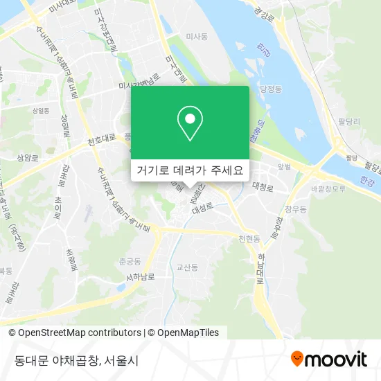 동대문 야채곱창 지도