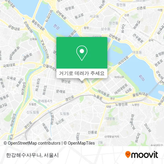 한강해수사우나 지도
