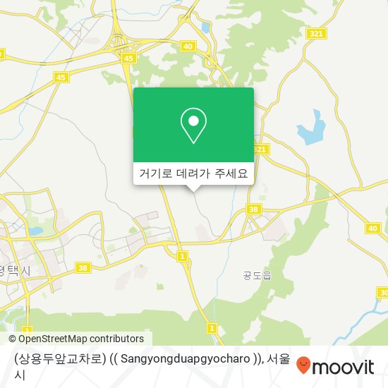 (상용두앞교차로) (( Sangyongduapgyocharo )) 지도