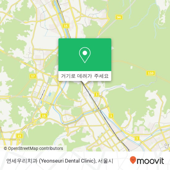 연세우리치과 (Yeonseuri Dental Clinic) 지도