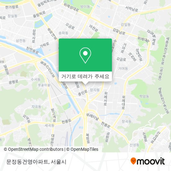 문정동건영아파트 지도