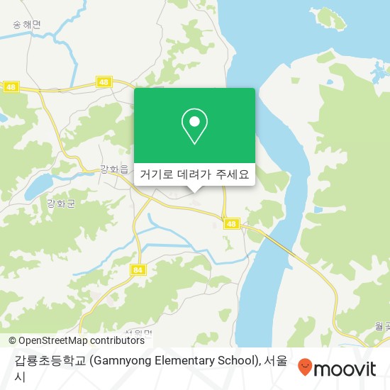갑룡초등학교 (Gamnyong Elementary School) 지도