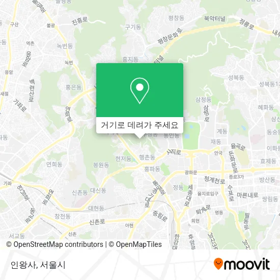 인왕사 지도