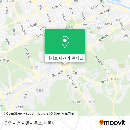 당진시청 서울사무소 지도