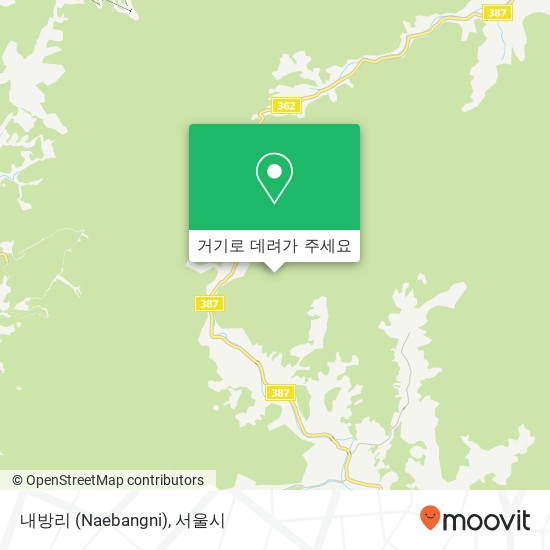 내방리 (Naebangni) 지도