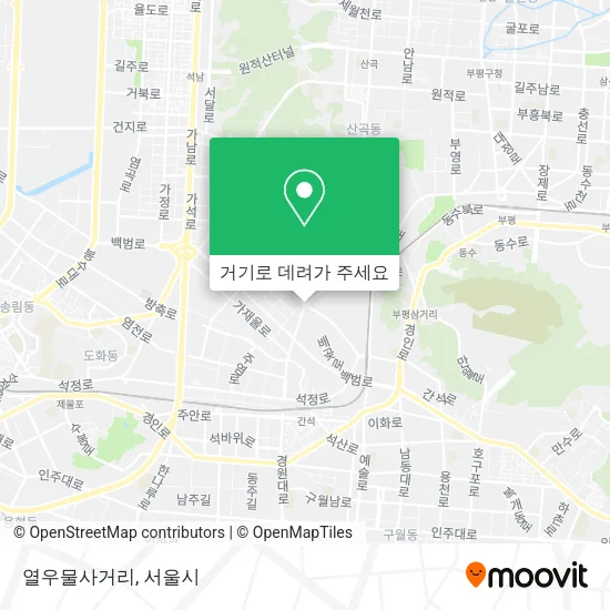 열우물사거리 지도