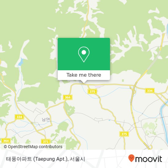 태풍아파트 (Taepung Apt.) 지도