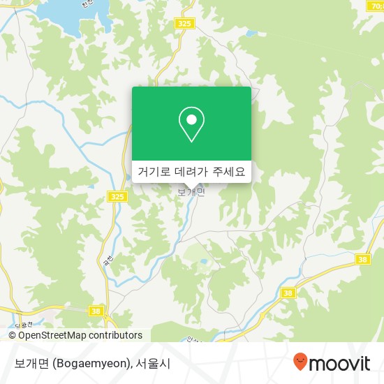 보개면 (Bogaemyeon) 지도