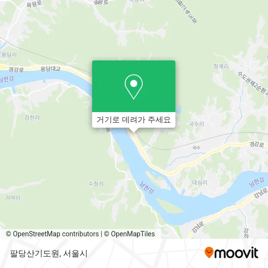 팔당산기도원 지도