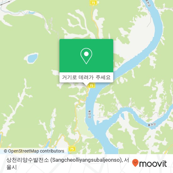 상천리양수발전소 (Sangcheolliyangsubaljeonso) 지도