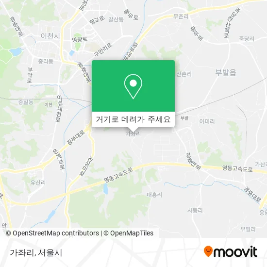 가좌리 지도