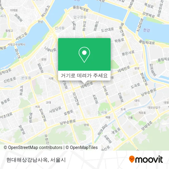 현대해상강남사옥 지도