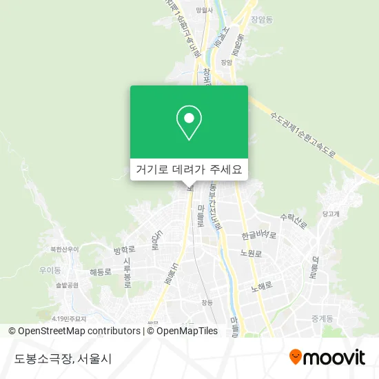 도봉소극장 지도
