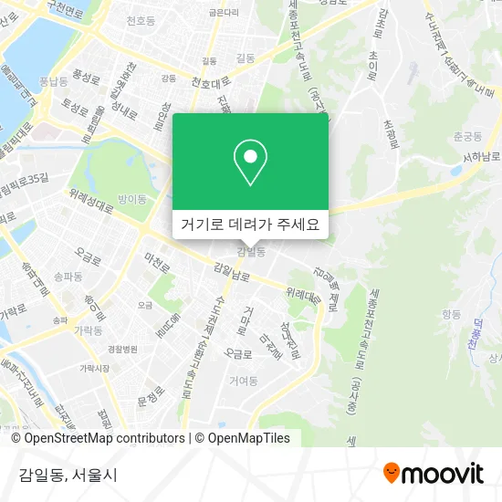 감일동 지도