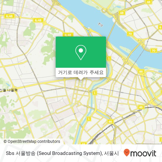 Sbs 서울방송 (Seoul Broadcasting System) 지도