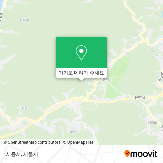 서종사 지도
