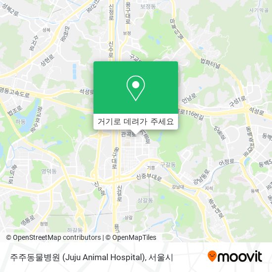 주주동물병원 (Juju Animal Hospital) 지도