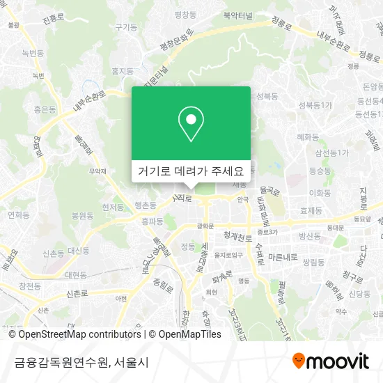 금융감독원연수원 지도