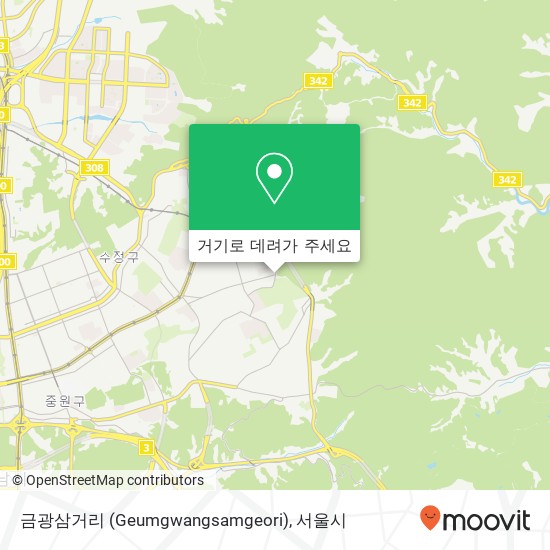 금광삼거리 (Geumgwangsamgeori) 지도