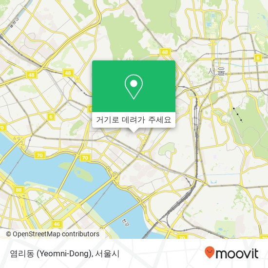 염리동 (Yeomni-Dong) 지도