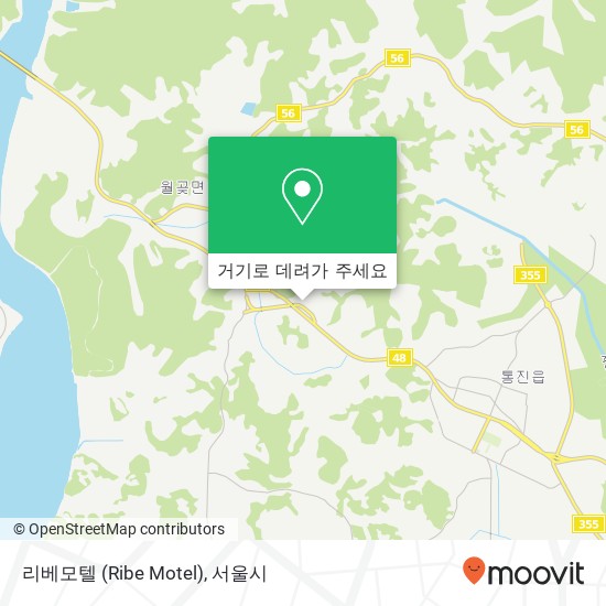 리베모텔 (Ribe Motel) 지도