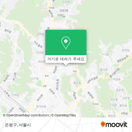 은평구 지도