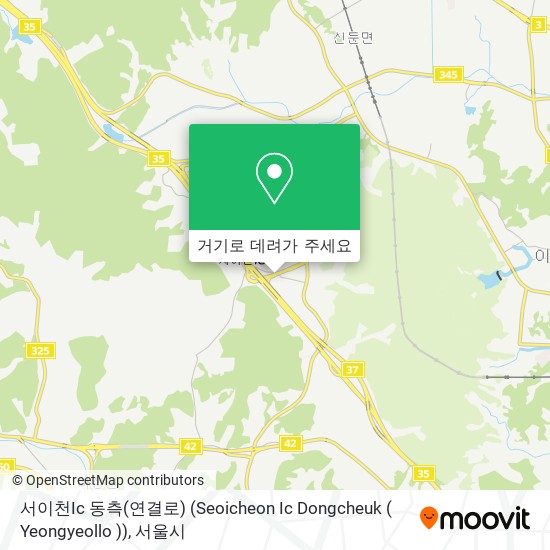 서이천Ic 동측(연결로) (Seoicheon Ic Dongcheuk ( Yeongyeollo )) 지도
