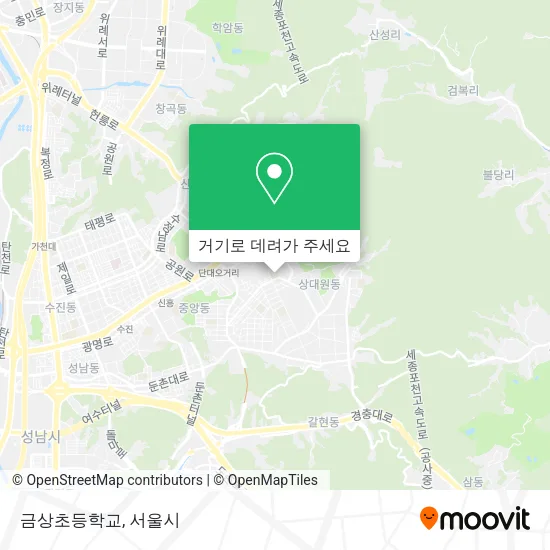 금상초등학교 지도