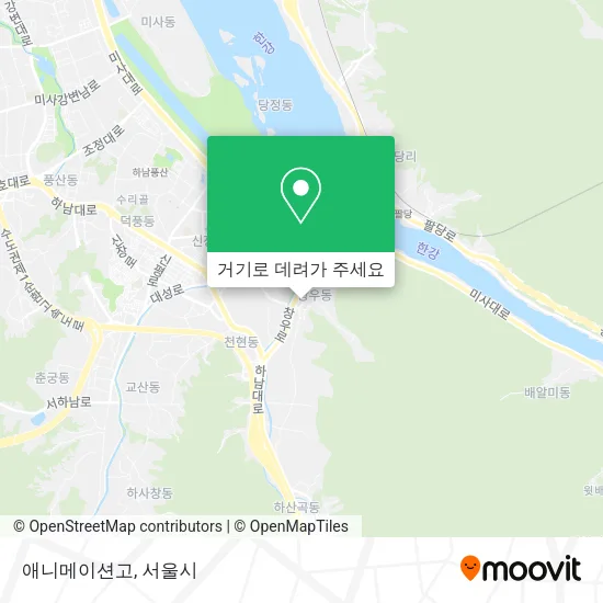 애니메이션고 지도