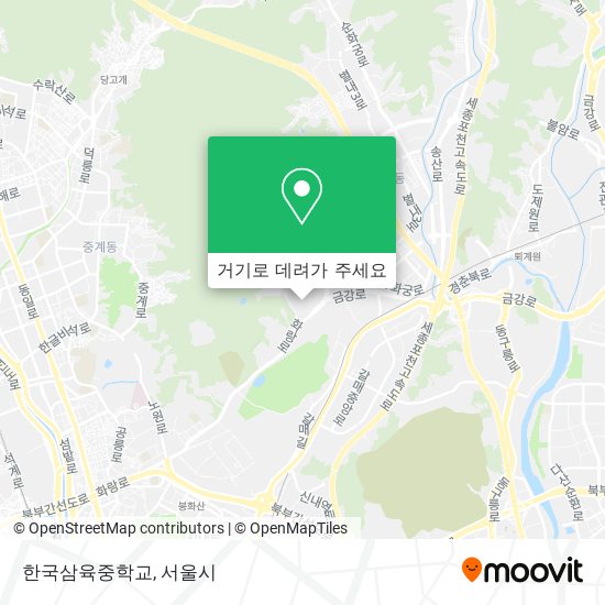 한국삼육중학교 지도