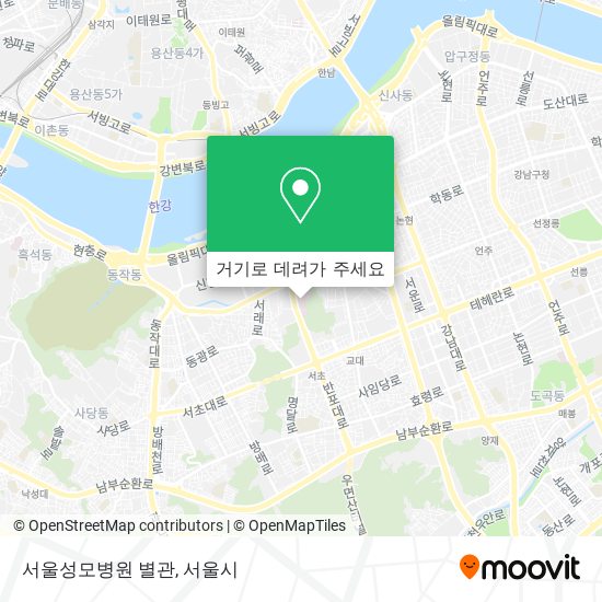 서울성모병원 별관 지도