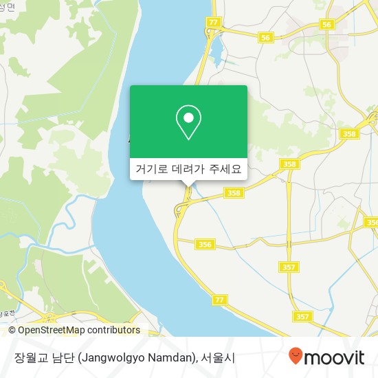 장월교 남단 (Jangwolgyo  Namdan) 지도