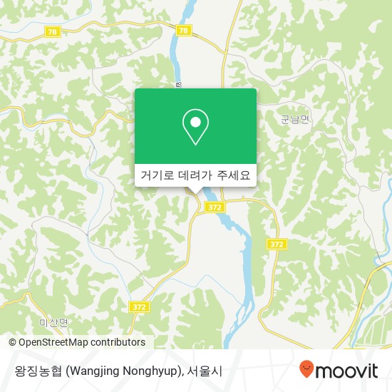 왕징농협 (Wangjing Nonghyup) 지도