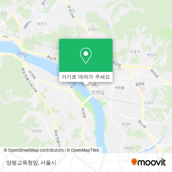 양평교육청앞 지도