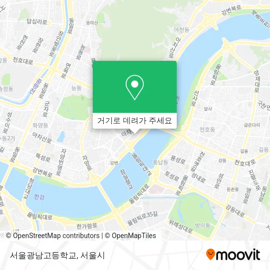 서울광남고등학교 지도