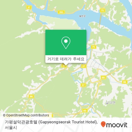 가평설악관광호텔 (Gapyeongseorak Tourist Hotel) 지도