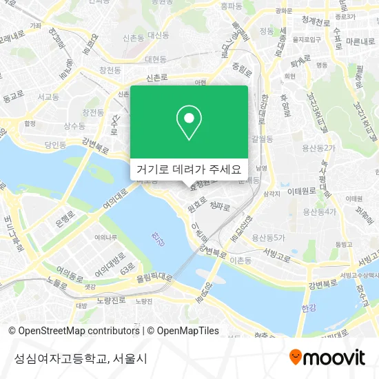 성심여자고등학교 지도