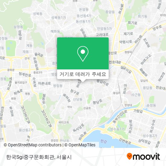 한국Sgi중구문화회관 지도