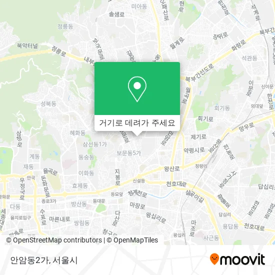 안암동2가 지도