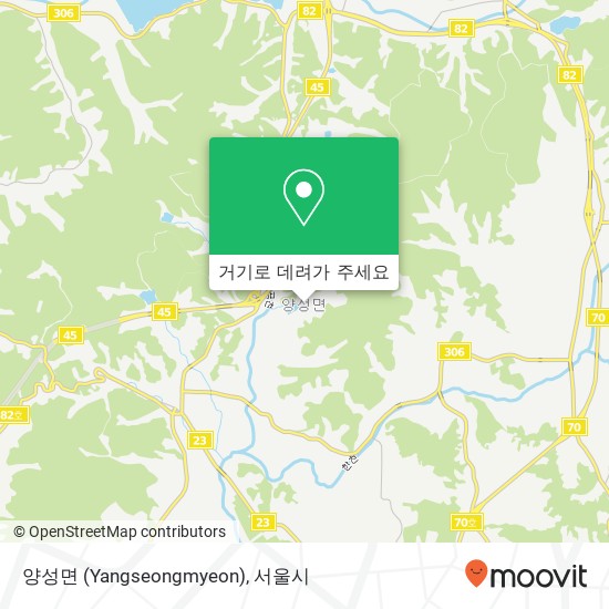 양성면 (Yangseongmyeon) 지도