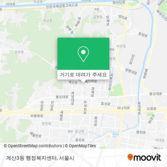 계산3동 행정복지센터 지도