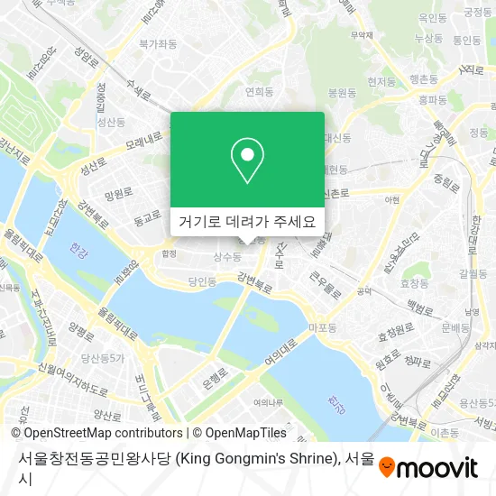 서울창전동공민왕사당 (King Gongmin's Shrine) 지도
