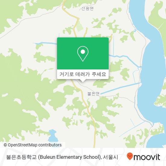 불은초등학교 (Buleun Elementary School) 지도