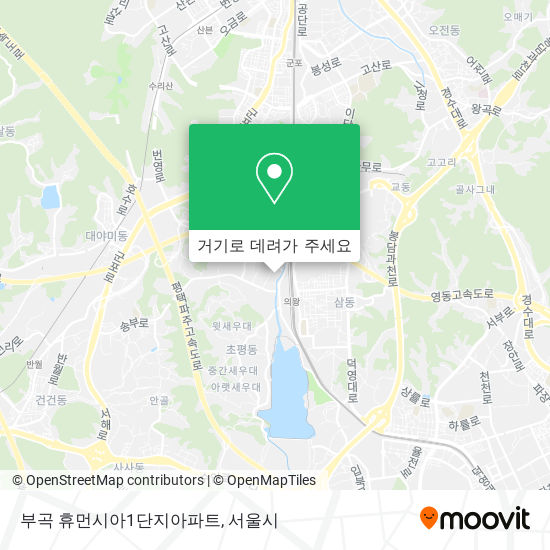 부곡 휴먼시아1단지아파트 지도