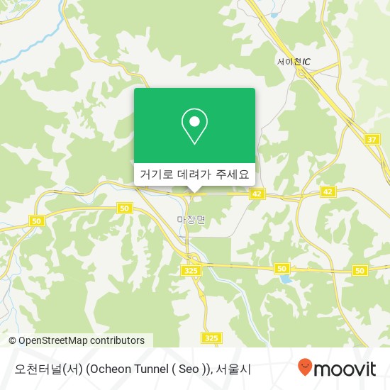 오천터널(서) (Ocheon Tunnel ( Seo )) 지도