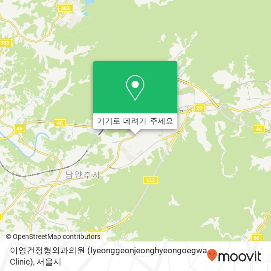 이영건정형외과의원 (Iyeonggeonjeonghyeongoegwa Clinic) 지도