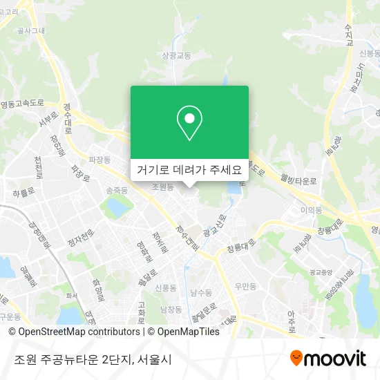 조원 주공뉴타운 2단지 지도